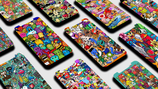 اسکرین شات برنامه Doodle Art Wallpaper 1