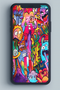اسکرین شات برنامه Doodle Art Wallpaper 7