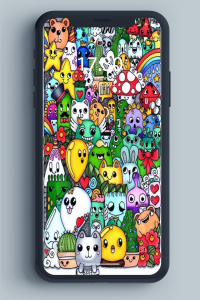 اسکرین شات برنامه Doodle Art Wallpaper 3