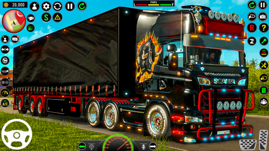 اسکرین شات بازی Modern Euro Truck Simulator 3D 1