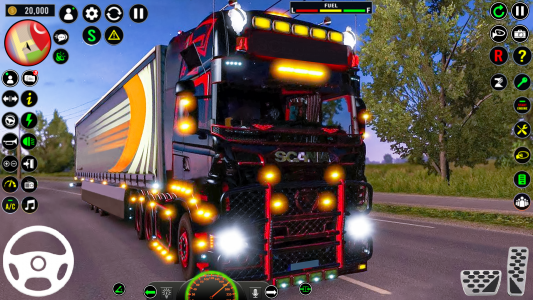 اسکرین شات بازی Modern Euro Truck Simulator 3D 2