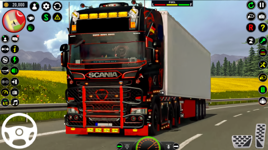 اسکرین شات بازی Modern Euro Truck Simulator 3D 7