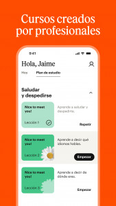اسکرین شات 3 برنامه Babbel: Aprender idiomas