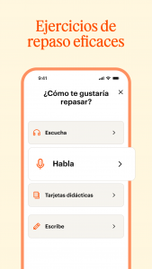 اسکرین شات 6 برنامه Babbel: Aprender idiomas