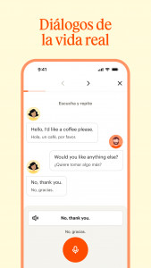 اسکرین شات 4 برنامه Babbel: Aprender idiomas