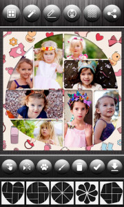 اسکرین شات برنامه Baby Photo Collage Editor 3