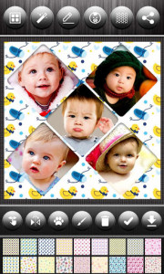 اسکرین شات برنامه Baby Photo Collage Editor 6