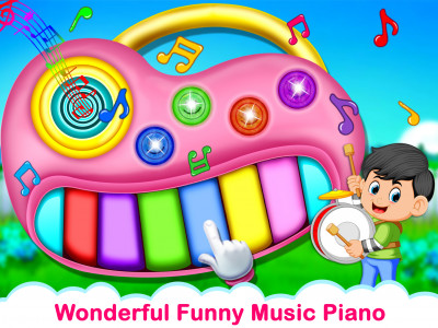 اسکرین شات برنامه Kids Music Instruments - Piano 1