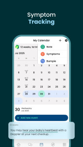اسکرین شات 3 برنامه Pregnancy App & Baby Tracker