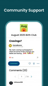 اسکرین شات 2 برنامه Pregnancy App & Baby Tracker