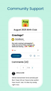 اسکرین شات برنامه Pregnancy App & Baby Tracker 2
