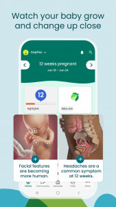 اسکرین شات برنامه Pregnancy App & Baby Tracker 2