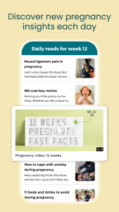 اسکرین شات برنامه Pregnancy App & Baby Tracker 3