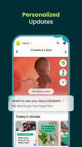 اسکرین شات 2 برنامه Pregnancy App & Baby Tracker