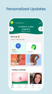 اسکرین شات برنامه Pregnancy App & Baby Tracker 1