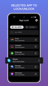 اسکرین شات برنامه AppLock - Fingerprint iOS 16 3