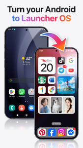 اسکرین شات 2 برنامه Launcher OS™