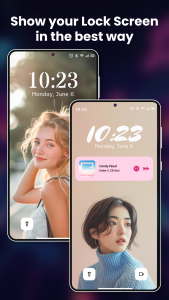 اسکرین شات برنامه Lock Screen OS 4