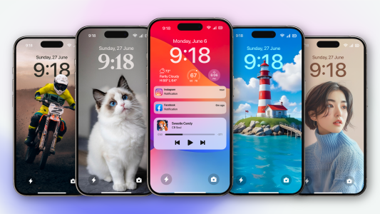 اسکرین شات 1 برنامه Lock Screen OS