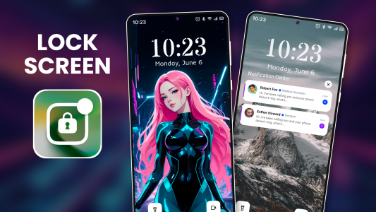 اسکرین شات برنامه Lock Screen OS 1