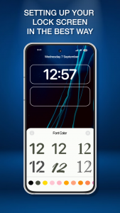 اسکرین شات برنامه Lock Screen iOS 17 7