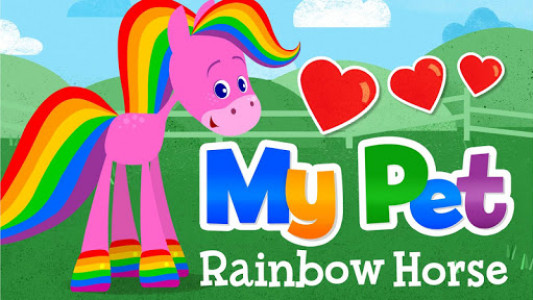 اسکرین شات برنامه My Pet Rainbow Horse for Kids 6