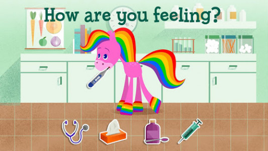 اسکرین شات برنامه My Pet Rainbow Horse for Kids 4