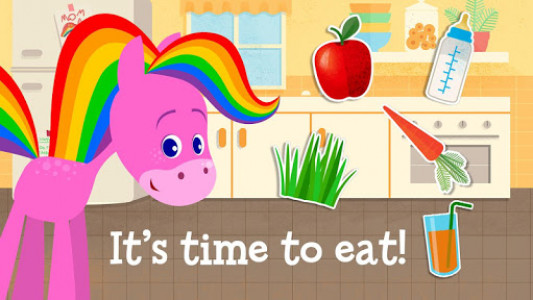 اسکرین شات برنامه My Pet Rainbow Horse for Kids 8