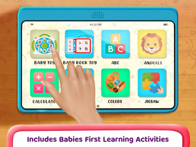 اسکرین شات بازی Baby Learning Tablet Toy Games 5