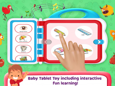 اسکرین شات بازی Baby Learning Tablet Toy Games 3