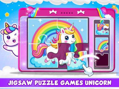 اسکرین شات بازی Baby Unicorn Computer For Kids 4