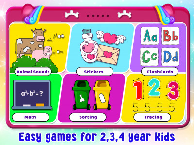 اسکرین شات بازی Baby Unicorn Computer For Kids 3