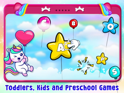 اسکرین شات بازی Baby Unicorn Computer For Kids 4