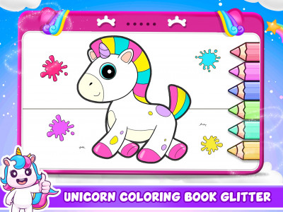 اسکرین شات بازی Baby Unicorn Computer For Kids 2