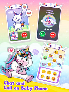 اسکرین شات بازی Baby Unicorn Phone For Kids 2