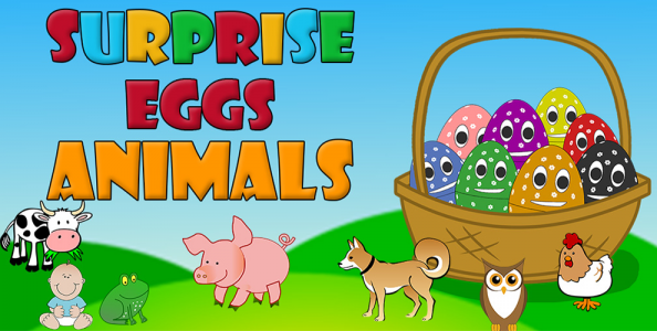 اسکرین شات بازی Surprise Eggs - Animals : Game for Baby / Kids 1