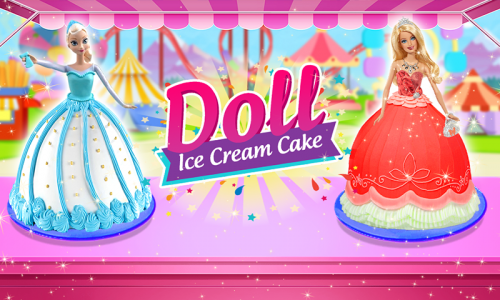 اسکرین شات بازی Doll Ice Cream Cake Baking 1