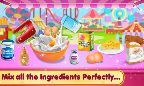 اسکرین شات بازی Doll Ice Cream Cake Baking 2