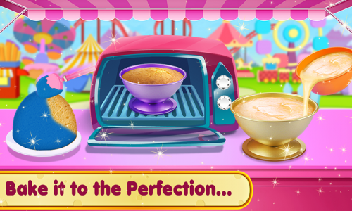 اسکرین شات بازی Doll Ice Cream Cake Baking 3