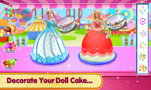 اسکرین شات بازی Doll Ice Cream Cake Baking 5