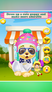 اسکرین شات برنامه puppy newborn babyshower Games 1