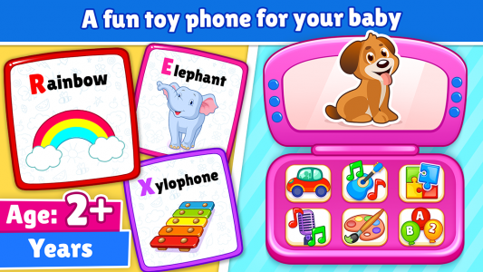 اسکرین شات 1 بازی Baby Phone: Toy Phone for Kids