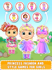 اسکرین شات بازی Girls Doll Princess BabyPhone 1