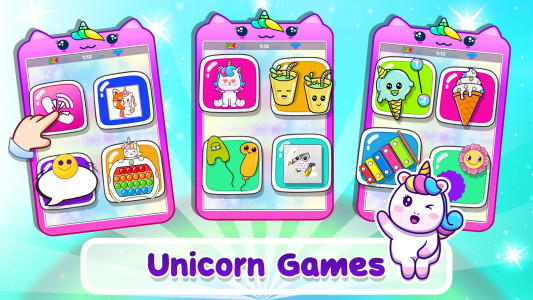 اسکرین شات 1 بازی Unicorn phone mobile toy games