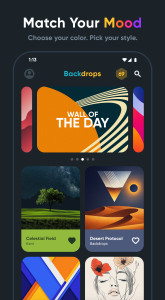 اسکرین شات 8 برنامه Backdrops - Wallpapers