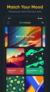اسکرین شات 8 برنامه Backdrops - Wallpapers