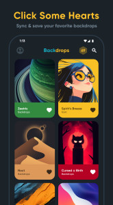 اسکرین شات 7 برنامه Backdrops - Wallpapers