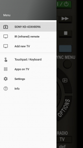 اسکرین شات برنامه Smart TV Remote for Sony TV 2