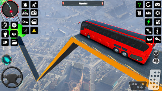 اسکرین شات برنامه Bus Stunt Simulator: Bus Games 4