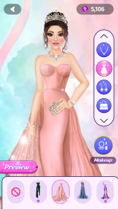 اسکرین شات بازی Dress Up Fashion: Makeup Games 5